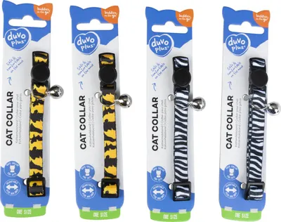 Productafbeelding van Duvo+ Kattenhalsband Zoo Nylon 20-30cm / 10mm