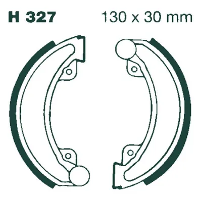 Produktbild von Bremsbacken EBC H327 für Honda XR R CR 250 - 500 ccm Bj. 1981 - 1983