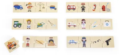 Produktbild von Viga Puzzle Handwerks- und Werkzeugrätsel