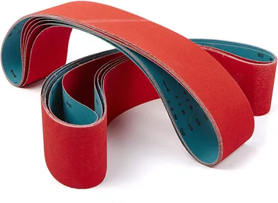Produktbild von Schleifband Schleifen Schleifpapier Keramik rot 75x2000mm > K120