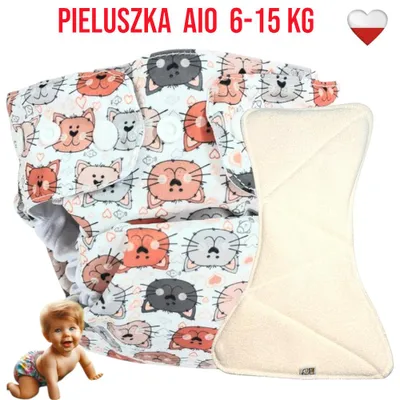 Immagine prodotto di Pannolini lavabili in bambù multifunzione NappiMe, ideali per gatti