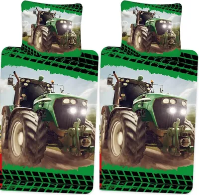 Produktbild von Traktor - Partner-Bettwäsche Wendemotiv 2 Personen, 135x200 & 80x80