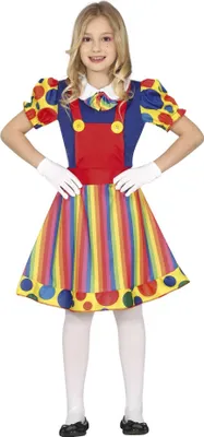 Immagine prodotto di Fiestas Guirca - Costume da clown per bambina FG1254 (116) (Colorato)