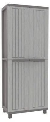 Image de Armoire JWood avec 2 portes, dotée de praticaux espaces de rangement