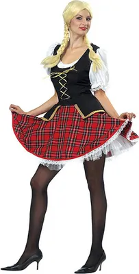 Produktbild von Mottoland Faschingskostüm Schotten-Frau, Größe 36, Farbe original