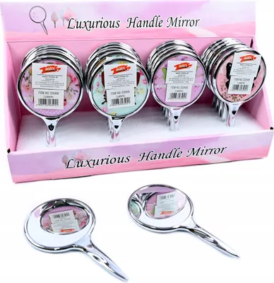 Zdjęcie produktu dla Lusterko Z Rączką Zwierciadełko Różne Kolory