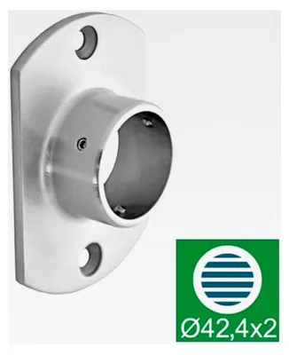 Produktbild von Wandflansch Edelstahl für Rohr 42,4 mm