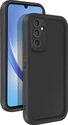 Zdjęcie produktu dla Avizar, pokrowiec na Samsung A34 5G, wzmocnione krawędzie Soft Touch, czarny