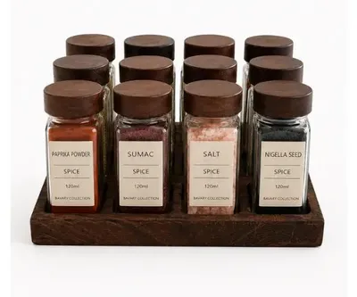 Produktbild von Bavary Space Gewürzbehälter-Set 120 ml 10,5 cm Glas
