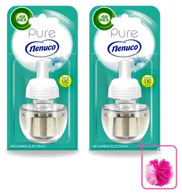 Obrázek produktu pro 2 x Náplň do elektrického osvěžovače vzduchu Air Wick Pure Nenuco, 19 ml - balení obsahuje 2 kusy