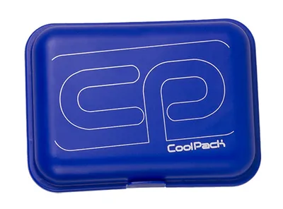 Produktbild von COOLPACK FROZEN BLUE Lunchbox Lunchpaket Brotdose Pausendose BLAU leicht unifarben Kinder Jugendliche