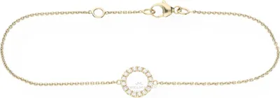 Produktbild von JuwelmaLux Gold Armband 333 Zirkonia JL10-03-1144 18,5 cm