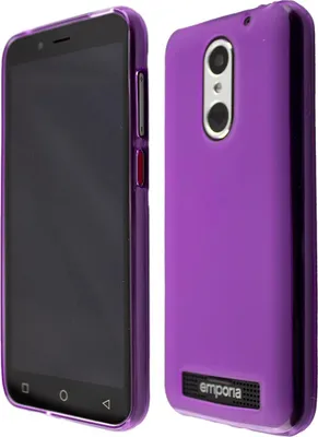 Zdjęcie produktu dla pokrowiec ochronny caseroxx z TPU kompatybilny z Emporia Smart 4, gumowy pokrowiec na telefon fioletowy