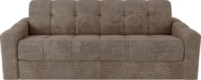 Produktbild von Schlafsofa mit Matratze 4-Sitzer - Strukturstoff - Taupe - Liegefläche 160 cm - Matratze 22 cm mit Memory Schaum - DARIELO