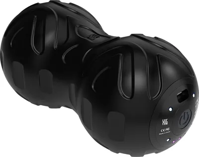 Produktbild von Hi5 Clinton Erdnuss Massageball Vibrationsball Faszienball zur Selbstmassage für Muskel und Plantar USB Wiederaufladbar Schmerzlinderung Muskelspannung Fitness Tool - Schwarz