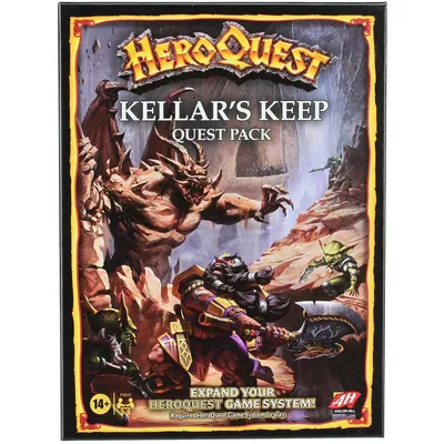 Produktbild von Hasbro Gaming Avalon Hill HeroQuest Kellar's Keep, Brettspiel-Erweiterung, Strategie, 14 Jahr(e), 45 min