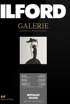 Obrázek produktu pro Ilford Gallery Metallic Gloss 260g A3 25 listů fotografického papíru