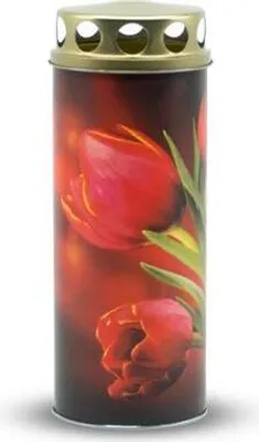 Obrázek produktu pro Hřbitovní Svíčka Tulipán Vel. S, 195 G