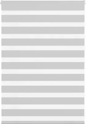Produktbild von Doppelrollo Hellgrau 105x100 cm Stoffbreite 100,9 cm Polyester