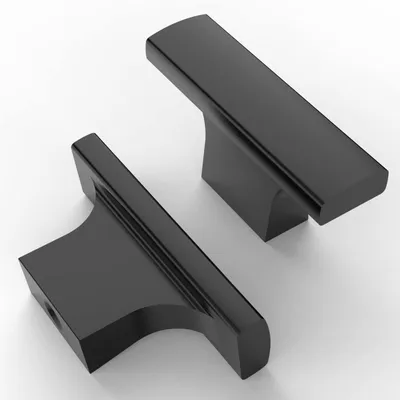 Produktbild von 10 Möbelknöpfe aus gebürstetem Nickel, Schrankknöpfe, Schubladenknöpfe, Türknöpfe, Kommodenknöpfe UK0048