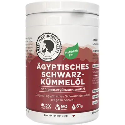 Produktbild von Aktiv Naturheilmittel Ägyptisches Schwarzkümmelöl Kapseln