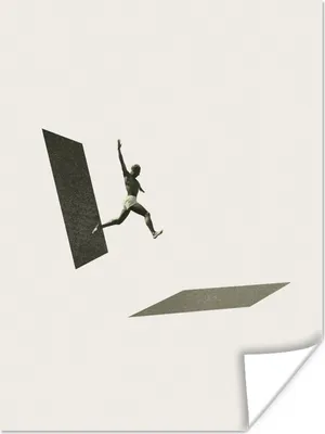Produktbild von MuchoWow® Poster Jahrgang - Mann - Design 120x160 cm - Wandbilder