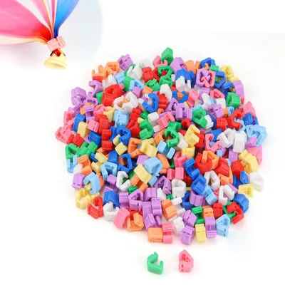 Produktbild von Ballon Knotenhilfe 300 Stück PVC für Ballongirlanden und Partys
