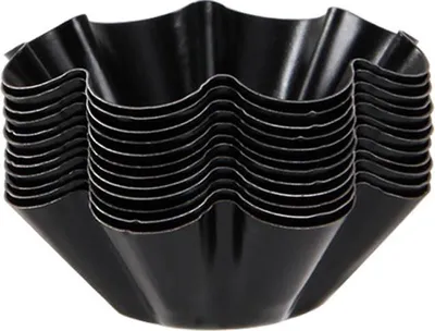 Produktbild von 12Pcs Kohlenstoffstahl Kirschblüte Design Mini Ei Tart Formen, 2 Zoll Antihaft-Tart Pfannen, Mini Pudding Formen Für Home Baking & Commercial