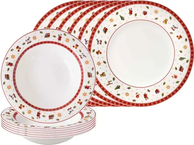 Produktbild von Villeroy & Boch Toy's Delight Tafelservice 12-teilig Weiß (rund)