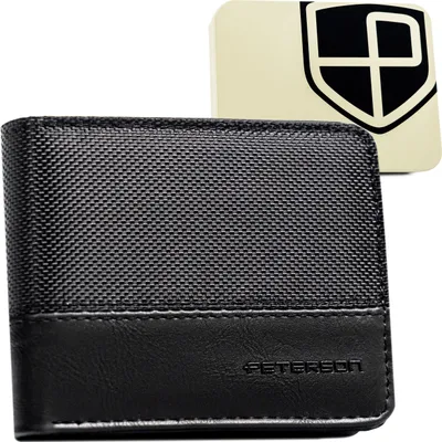 Produktbild von Peterson Portemonnaie aus Leder für Männer Brookse schwarz One size