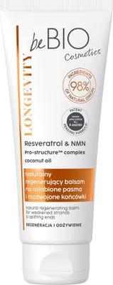 Obrázok produktu pre BeBio Ewa Chodakowska Longevity Prírodný balzam na oslabené pramene a končeky vlasov Regenerácia a výživa, 75 ml