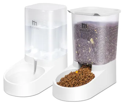 Automatischer Futterspender für Hunde und Katzen, 3,8 L, 2 Stück