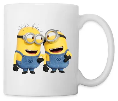 Produktbild von Spreadshirt Minions Despicable Me Phil Und Stuart Tasse, One size, Weiß
