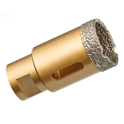 Produktbild von GraniFix Ø 30 mm Diamantbohrer M14 Bohrkrone Fliesenbohrer Trockenbohrer Diamantbohrkrone für Winkelschleifer Trennschleifer