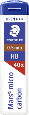 Zdjęcie produktu dla STAEDTLER® 255 05-HB Ołówek cienki 0,5 mm HB, 40 szt., etui