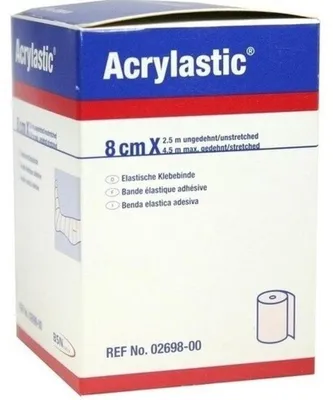 Productafbeelding van BSN medical, Acrylatic, Katoen, Beige, 1 stuk, 2500 mm, 80 mm