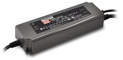 Produktbild von MEAN WELL PWM-120-24, Streifenlicht, Universal, 90-305 V, 47/63 Hz, 120 W, 24 V