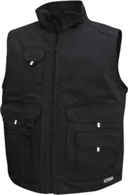 Produktbild von DASSY Weste AVILA Arbeitsweste Gr. 3XL schwarz