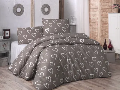 Zdjęcie produktu dla L'Essentiel Linge de Maison, Begonvilla- EPJ6183, brązowy, kołdry, 65% bawełna / 35% poliester