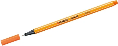 Produktbild von Fineliner - STABILO point 88 - Einzelstift - gelbrot