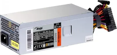 Immagine prodotto di Akyga AK-T1-250 TFX alimentatore 250 W 24 pin ATX LFX Acciaio inox