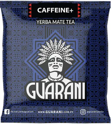 Produktbild von Guarani - Mate Tee Energia Caffeine+ 50g Probe - Extra Starker Wachmacher - Mit Guarana, Viel Koffein - Intensive Yerba Mate - Paraguay