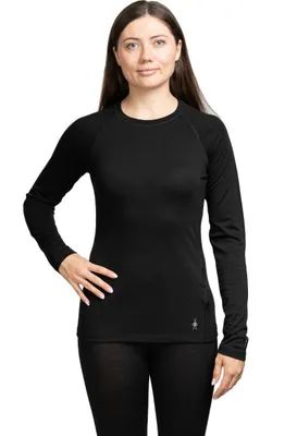 Obrázok produktu pre Dámske tričko Smartwool Classic All Season Merino Base Layer Ls Women S - čierna