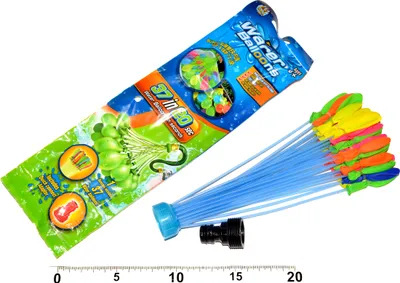 Produktbild von Wasserbomben für Wasserspiele im Sommer, 37 Stück mit Fülladapter