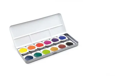 Immagine prodotto di Kangaro K-FI89012 Verftablet 30mm Waterverf Aquarel 12 Stuks