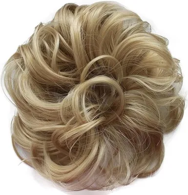 Produktbild von Jumada's - Haarverlängerung - Haarwokkel - Messy Bun - Blond - 27h613