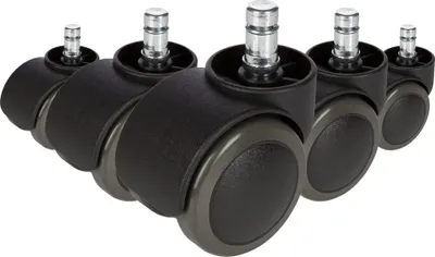 Obrázok produktu pre hjh Kancelárska stolička koliesko ROLO 619006 tvrdá podlaha 11x50mm 5ks.