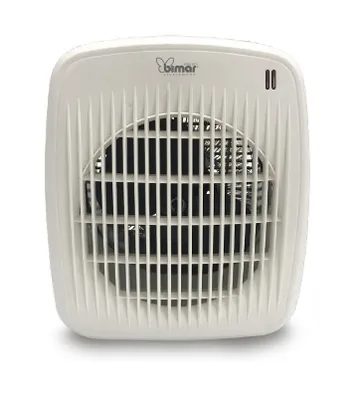 Zdjęcie produktu dla Bimar HF190, Wentylator elektryczny ogrzewacza pomieszczeń, IP21, Wewnętrzna, Biurko, Podłoga, Stół, Szary, Biały, Plastik