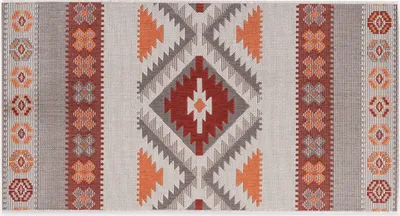 Produktbild von In- & Outdoor Teppich DAVE, Serie "Kombi" Rot, 80 x 150 cm
