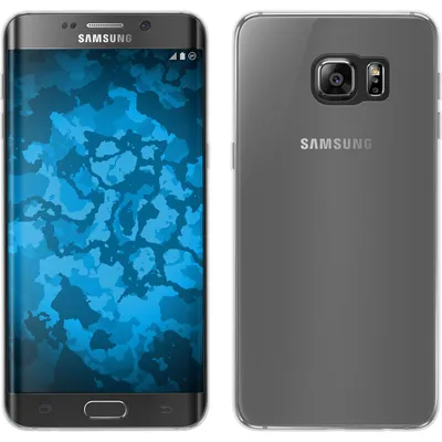 Produktbild von PhoneNatic Case kompatibel mit Samsung Galaxy S6 Edge Plus - clear Silikon Hülle Slimcase Cover
